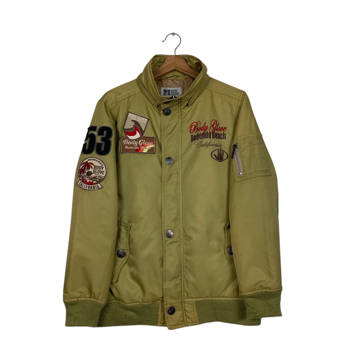 Body Glove BODY GLOVE Surfing Pioneer Big Logo Jacket #2644-C118 Size US M / EU 48-50 / 2 - 2 Thumbnail