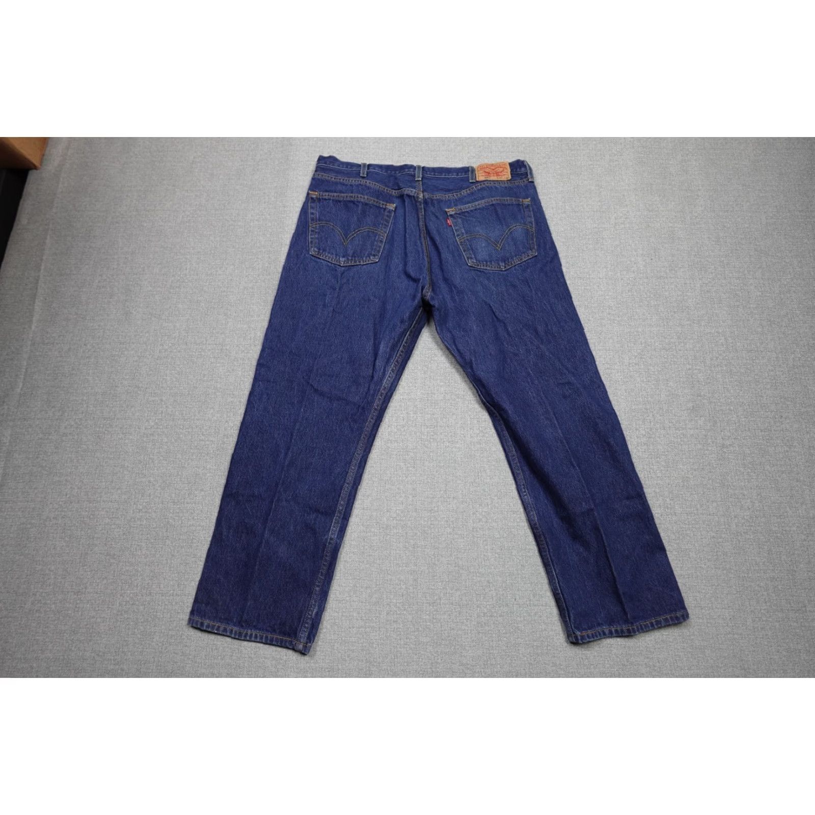 Levi's Levi's 501 Jeans Mens 40x30 Blue Regular Fit Western Cowboy Dark Wash Rancher Jeans Size US 40 / EU 56 - 4 Thumbnail