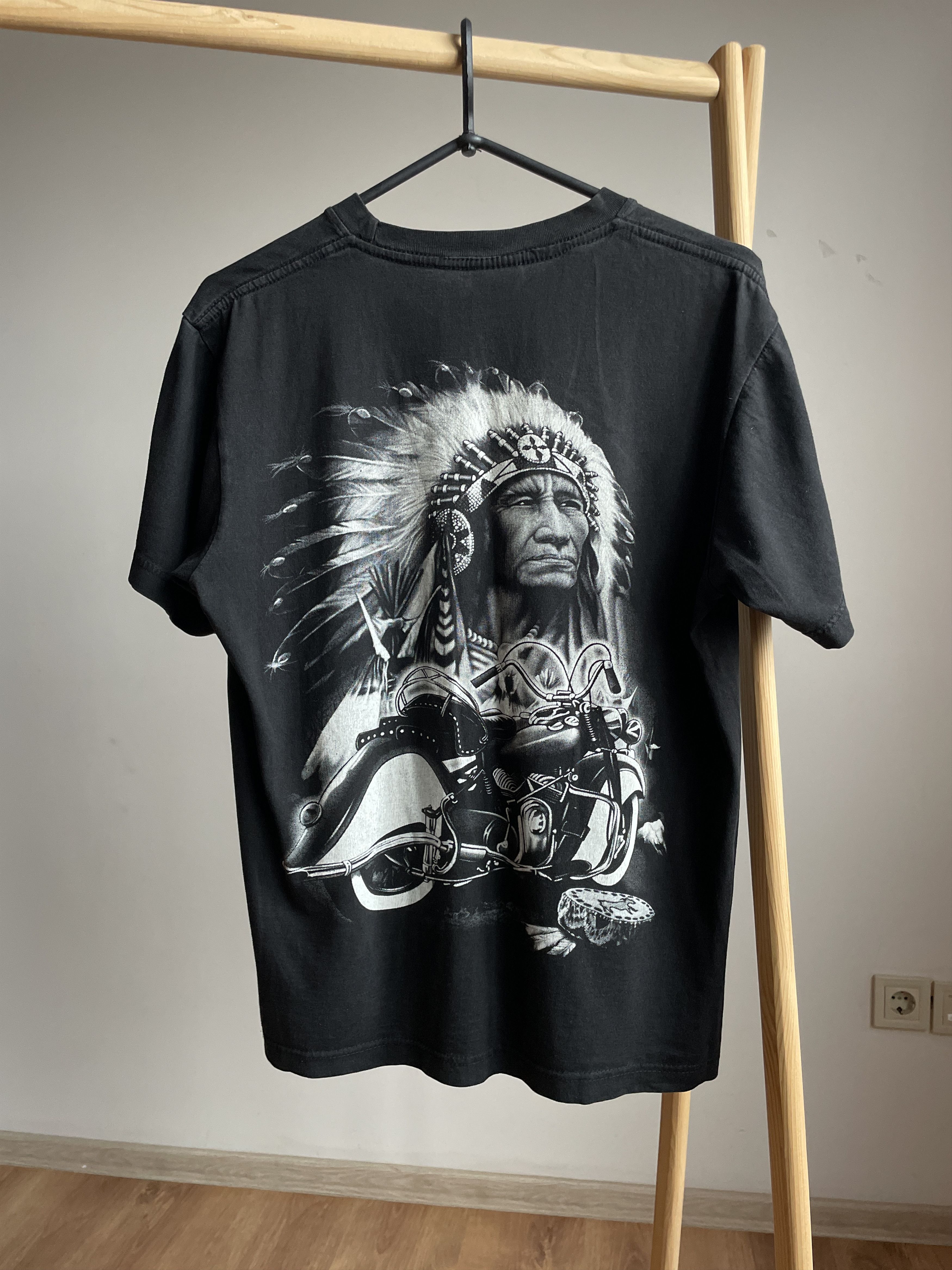Native × Vintage Indian Motorcycles Vintage 90's T-Shirt Size M Size US M / EU 48-50 / 2 - 2 Thumbnail