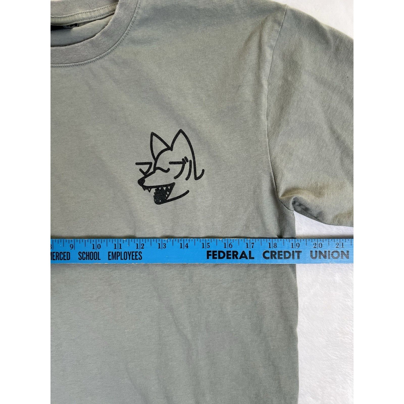 Marblesoda Marble Soda Marble Wolf Graphic T-Shirt Gray Size Men’s Smal Size US S / EU 44-46 / 1 - 5 Thumbnail