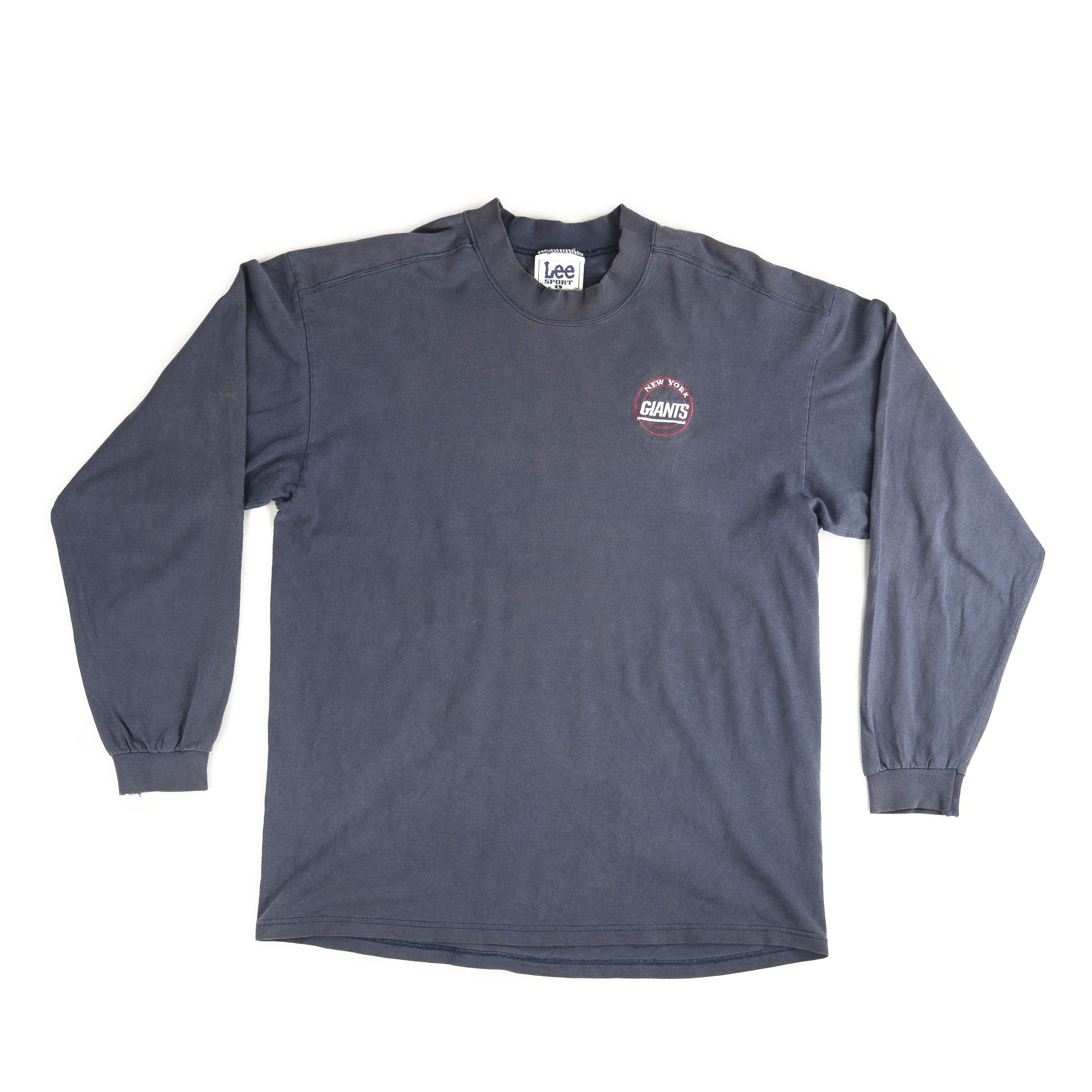 Vintage 1990's New York Giants Long Sleeve Tee Shirt Faded