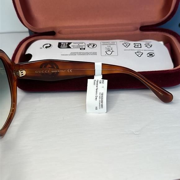 Gucci 💯 - New Authentic GUCCI GG0796S-003 Oversized Octagonal Su Size ONE SIZE - 6 Thumbnail