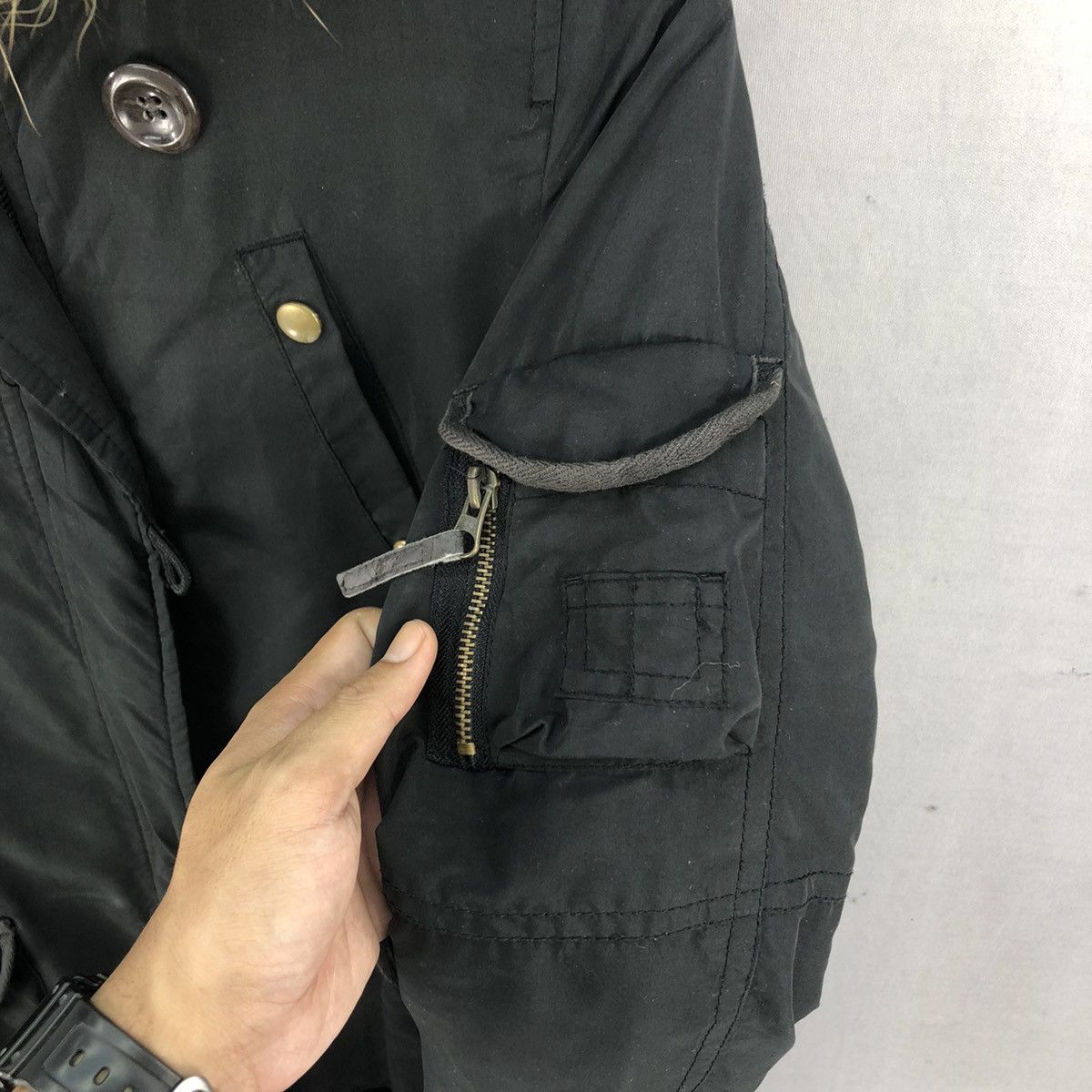 Japanese Brand Ozoc Faux Fur Type-A Non Combat Army Parka Jacket Size US XS / EU 42 / 0 - 11 Thumbnail