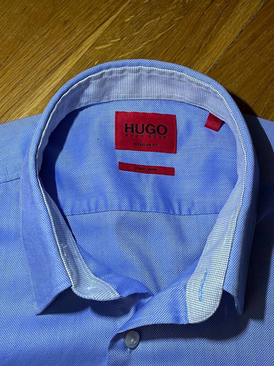 Hugo Boss Hugo Boss classic light blue formal shirt Size US L / EU 52-54 / 3 - 4 Thumbnail