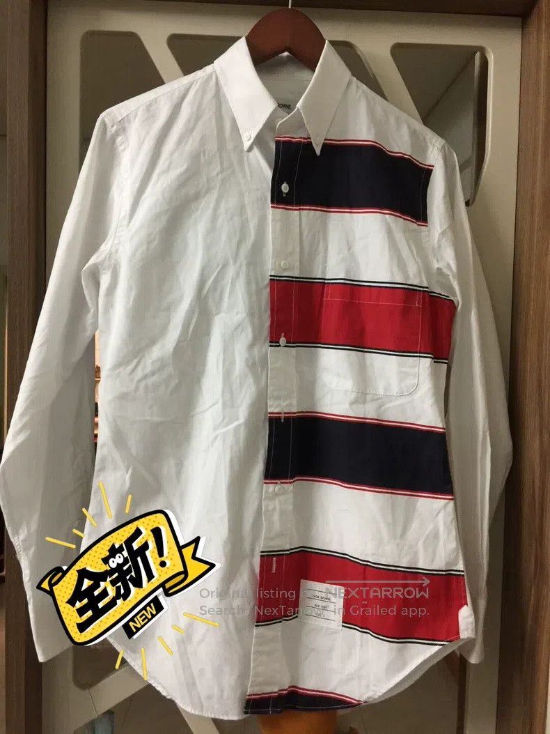 Thom Browne Thom Browne Shirt Size US S / EU 44-46 / 1 - 1 Thumbnail