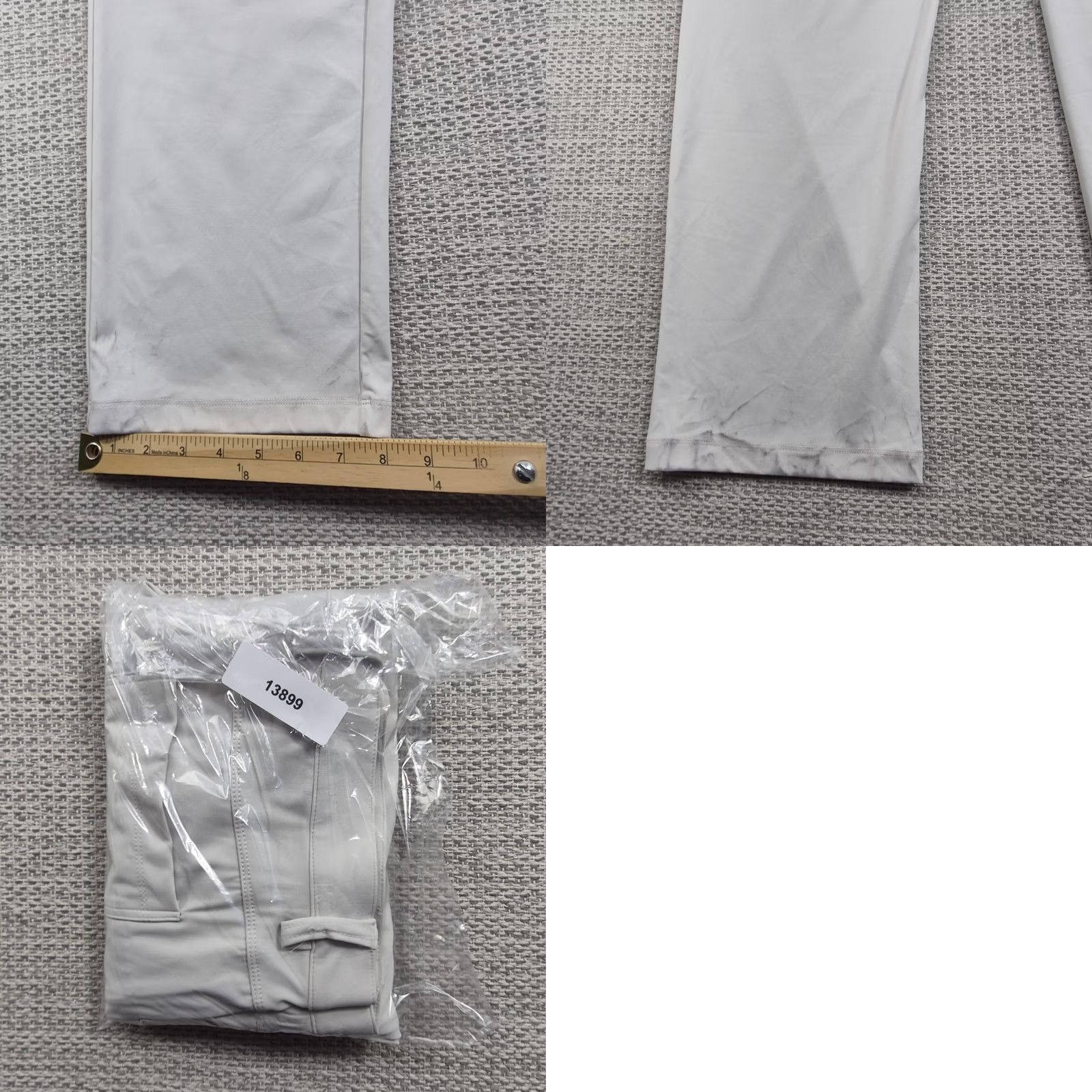 Vintage Graham Luxe Golf Pants Mens 38x34 Ivory White Polyester Straight Leg Chino Casual Vintage No Size US 38 / EU 54 - 8 Thumbnail