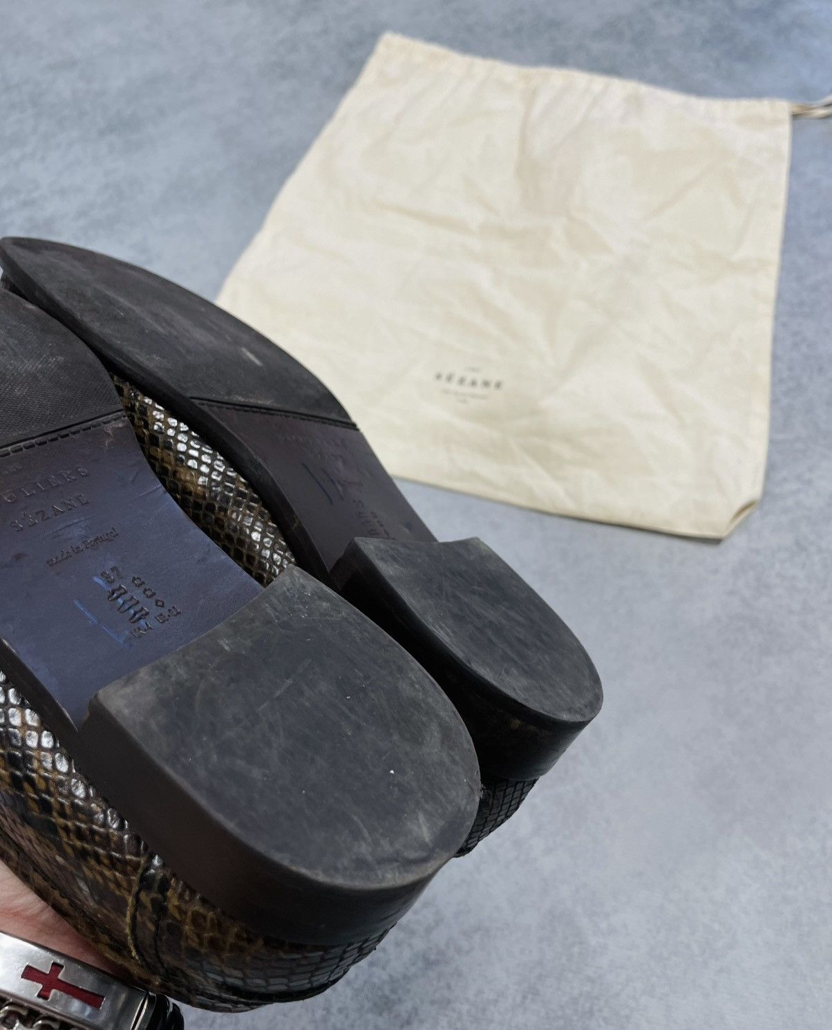 Sezane SEZANE Brown Leather Loafers Classic Flats Size 37 Size US 7 / IT 37 - 4 Thumbnail
