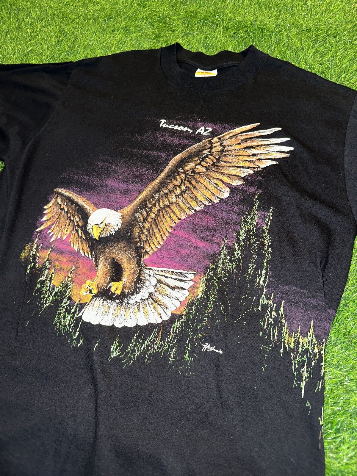 Vintage Vintage eagle tucson arizona tee shirt size XL Size US XL / EU 56 / 4 - 3 Thumbnail