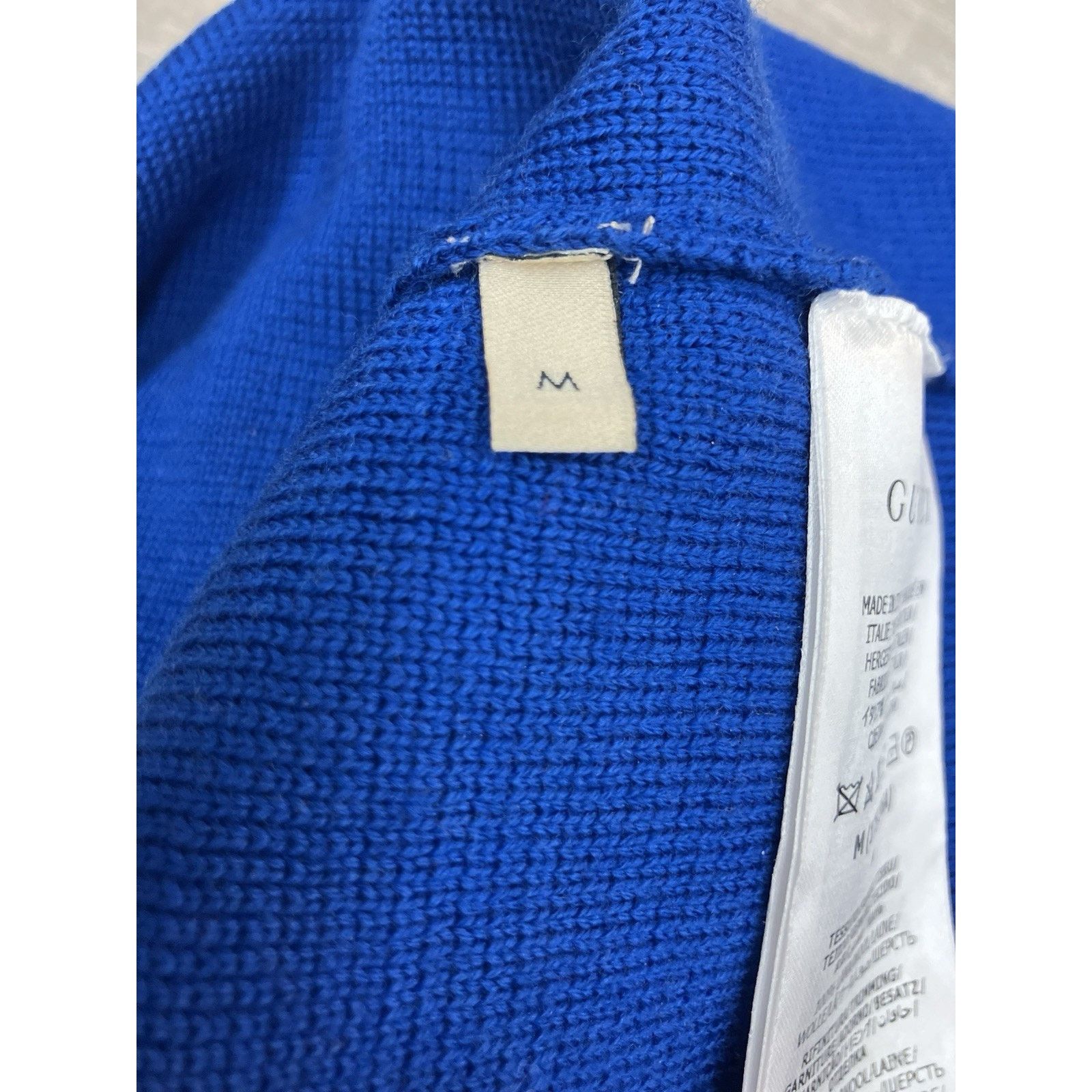 Gucci Gucci Knit Wool Sweater With Square GG | EXCELLENT! Size US M / EU 48-50 / 2 - 15 Thumbnail