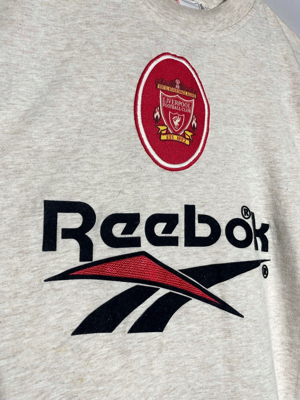 Vintage Liverpool FC 90’s Y2k Streetwear Centre Logo Reebok T-Shirt Size US L / EU 52-54 / 3 - 5 Thumbnail