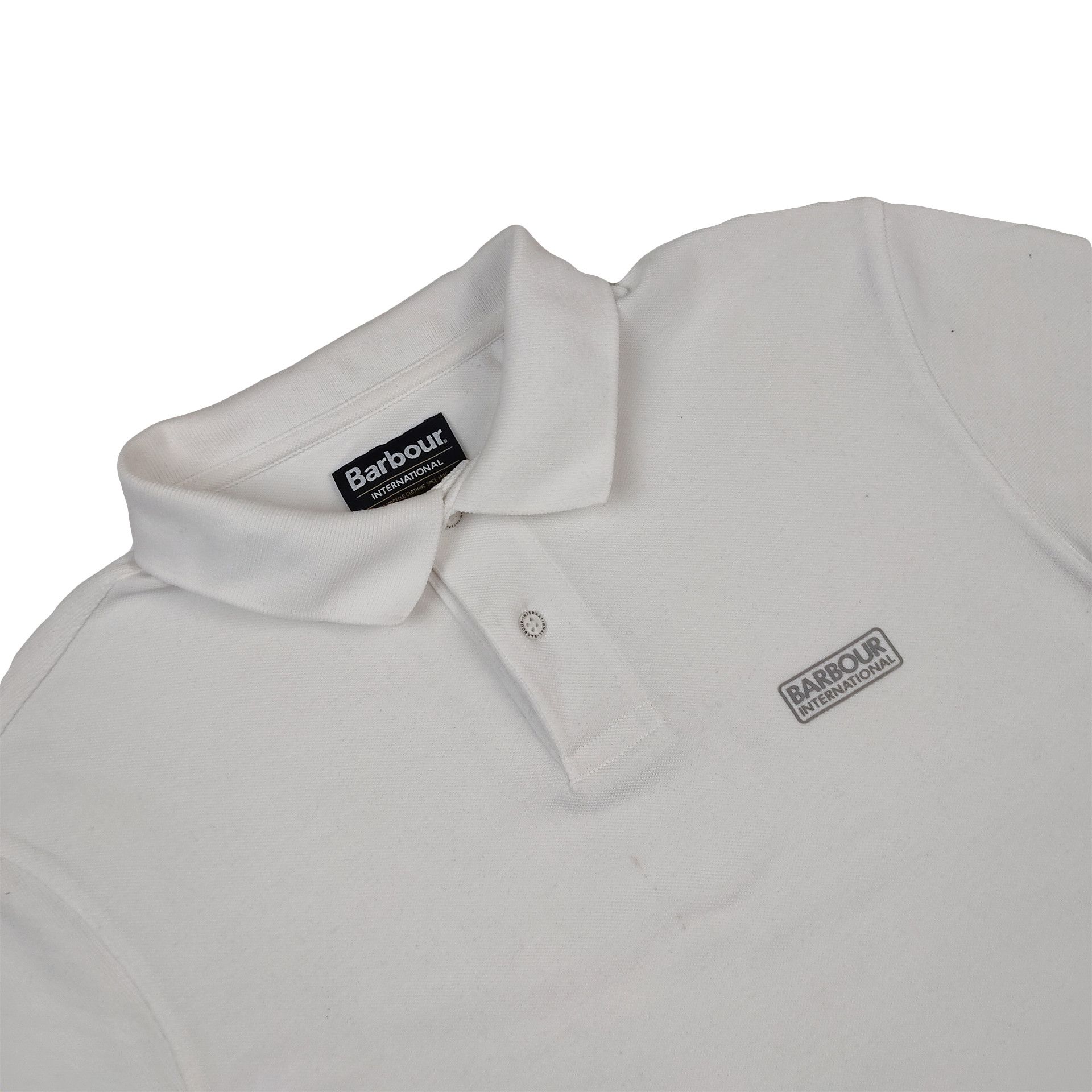Barbour Barbour White Polo Shirt, L size Size US L / EU 52-54 / 3 - 3 Thumbnail