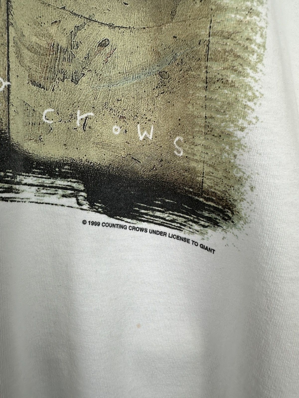 Vintage Vintage 1999 Counting Crows Band Tshirt Size US M / EU 48-50 / 2 - 3 Thumbnail