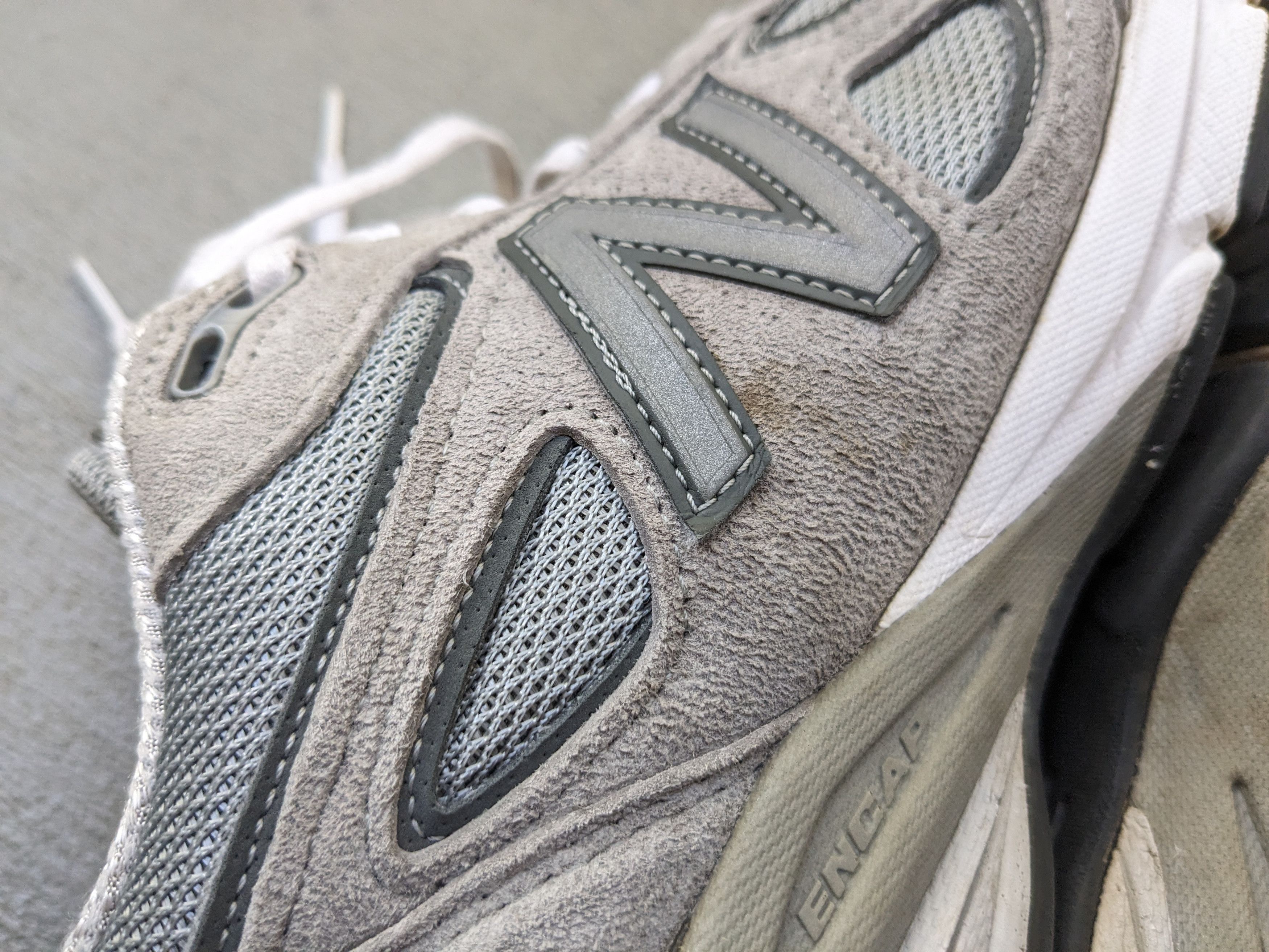 New Balance New Balance 990V4 12 D Gray Suede Castlerock M990GL4 Size US 12 / EU 45 - 11 Thumbnail