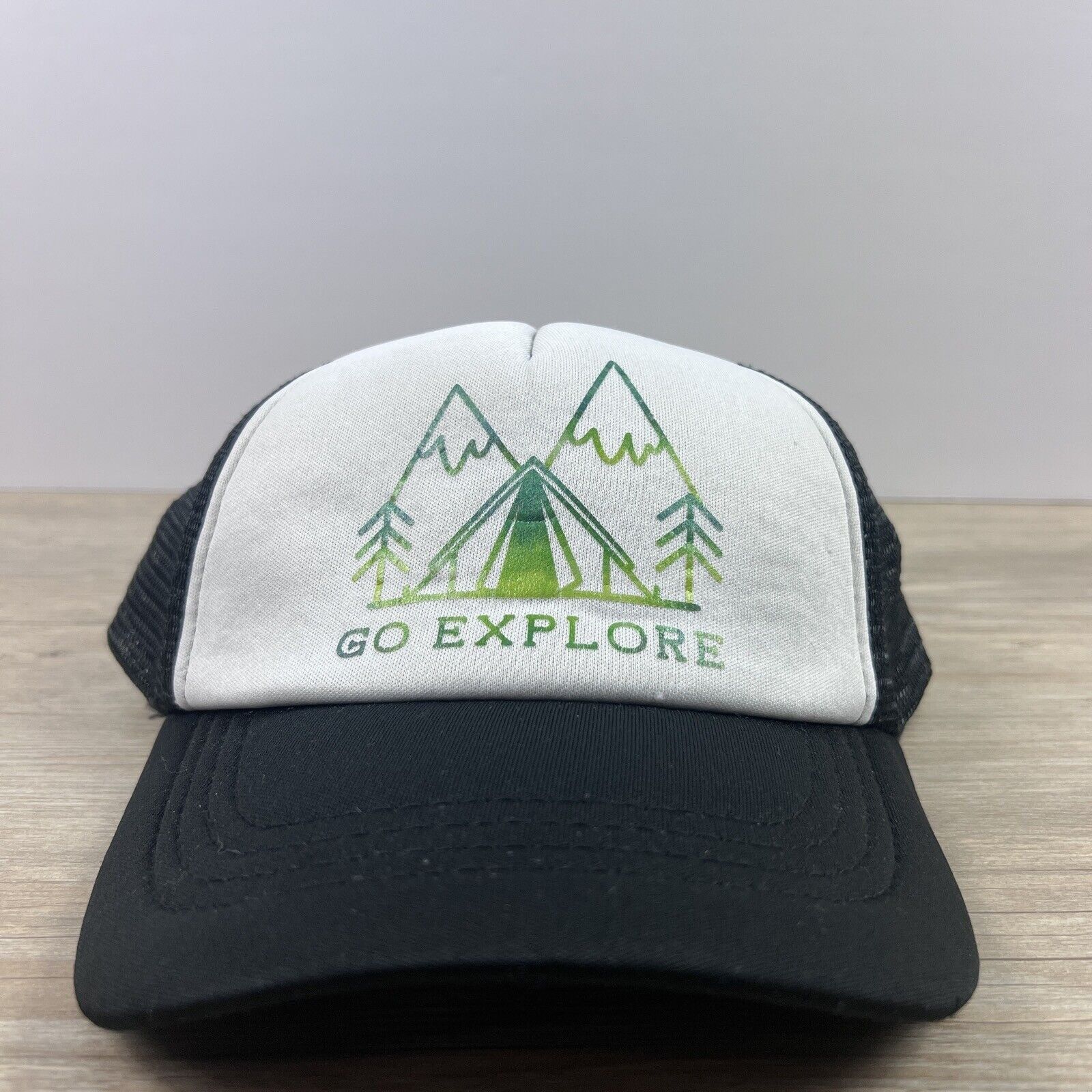Other Go Explore Hat Snapback Hat Black Adjustable Hat Adult Fit B Size ONE SIZE - 5 Thumbnail