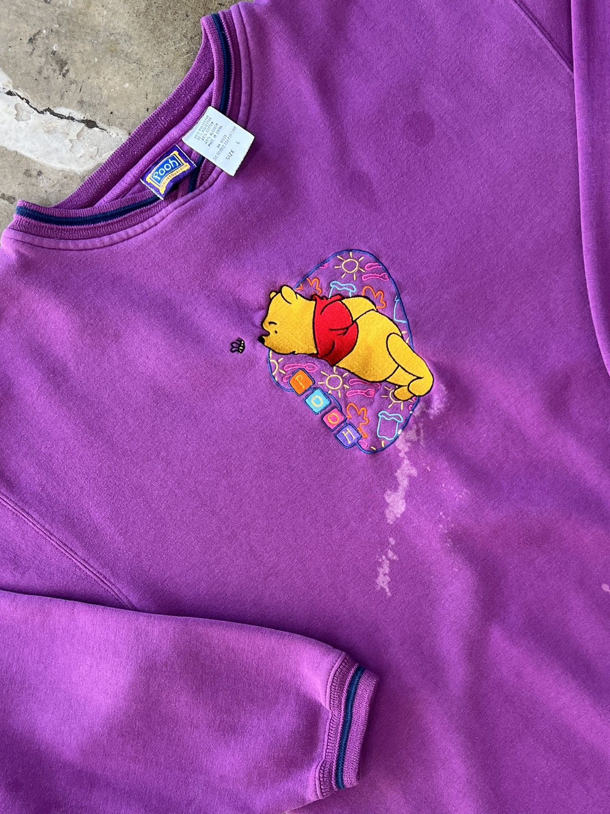 Disney × Vintage Vintage Winnie the Pooh Crewneck Large Size US L / EU 52-54 / 3 - 1 Thumbnail