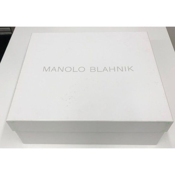 Manolo Blahnik Manolo Blahnik Black Leather Ankle Boots With Silver Chain E Size US 7.5 / IT 37.5 - 12 Thumbnail