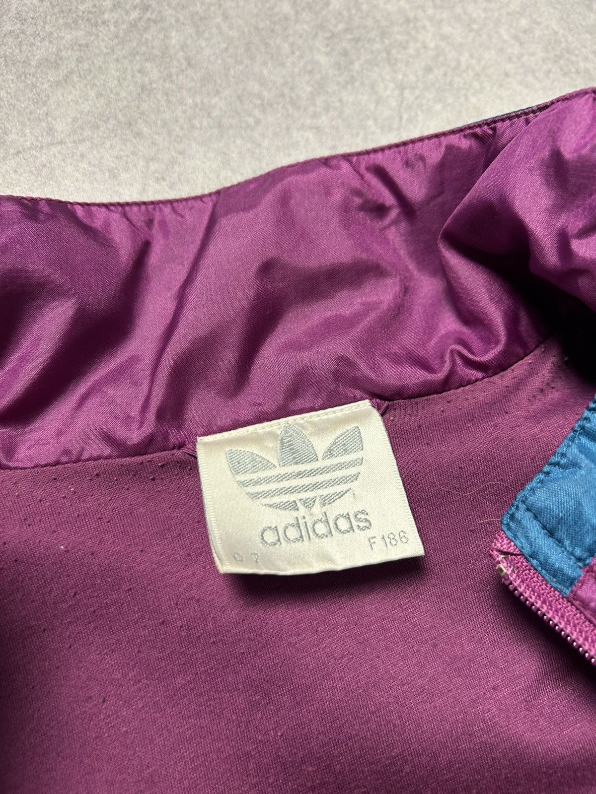 Adidas Vintage 90's Adidas Small Logo Track Jacket Retro Rave Y2K Size US L / EU 52-54 / 3 - 5 Thumbnail