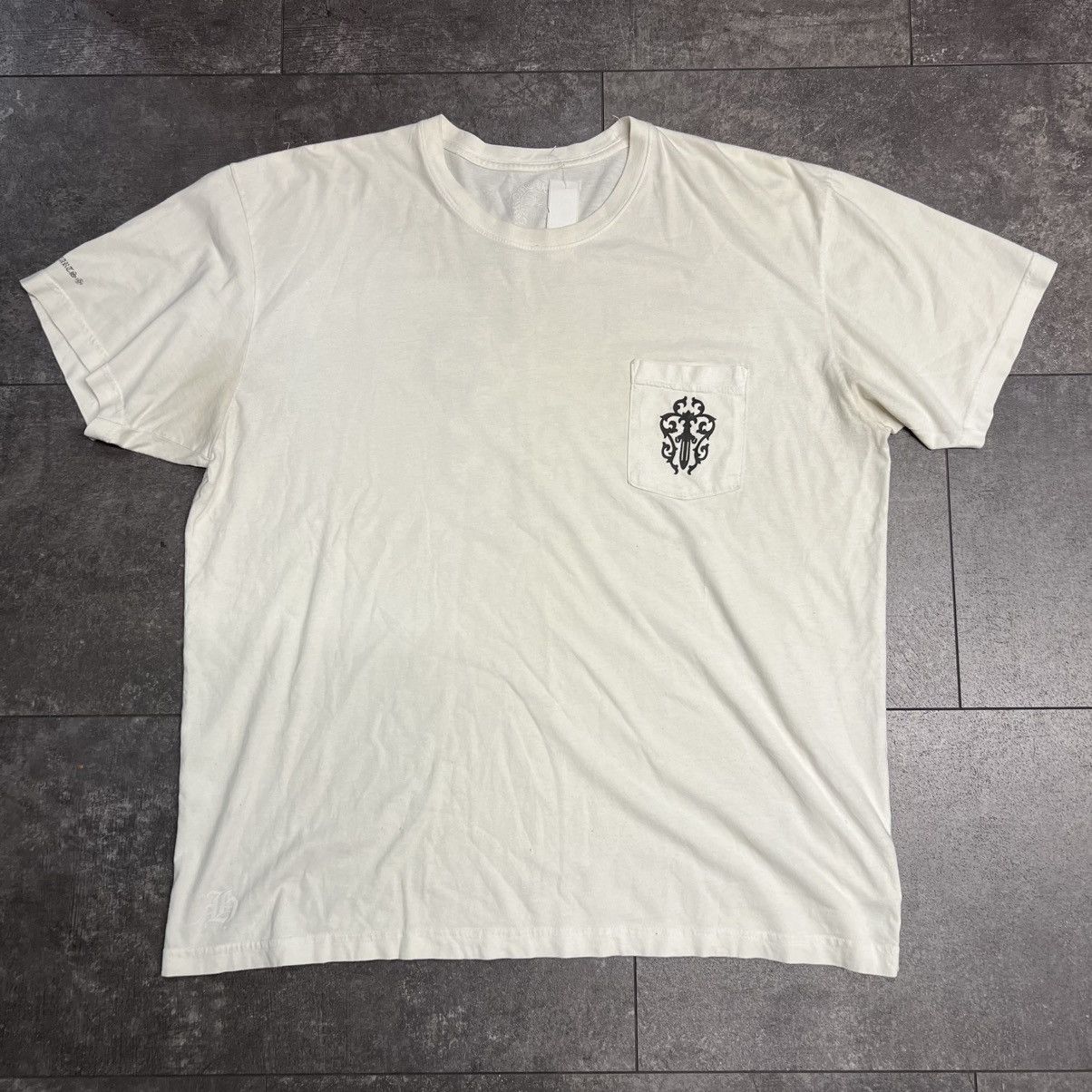 Chrome Hearts Chrome Hearts Dagger Pocket T-Shirt White Size US XXL / EU 58 / 5 - 1 Thumbnail