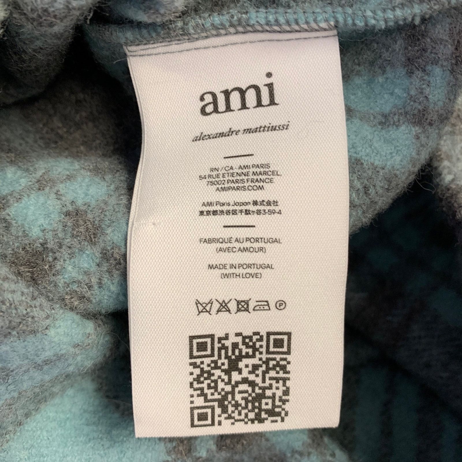 AMI Size XS Blue Grey Plaid Oversized Shirt Jacket Size US XS / EU 42 / 0 - 6 Thumbnail
