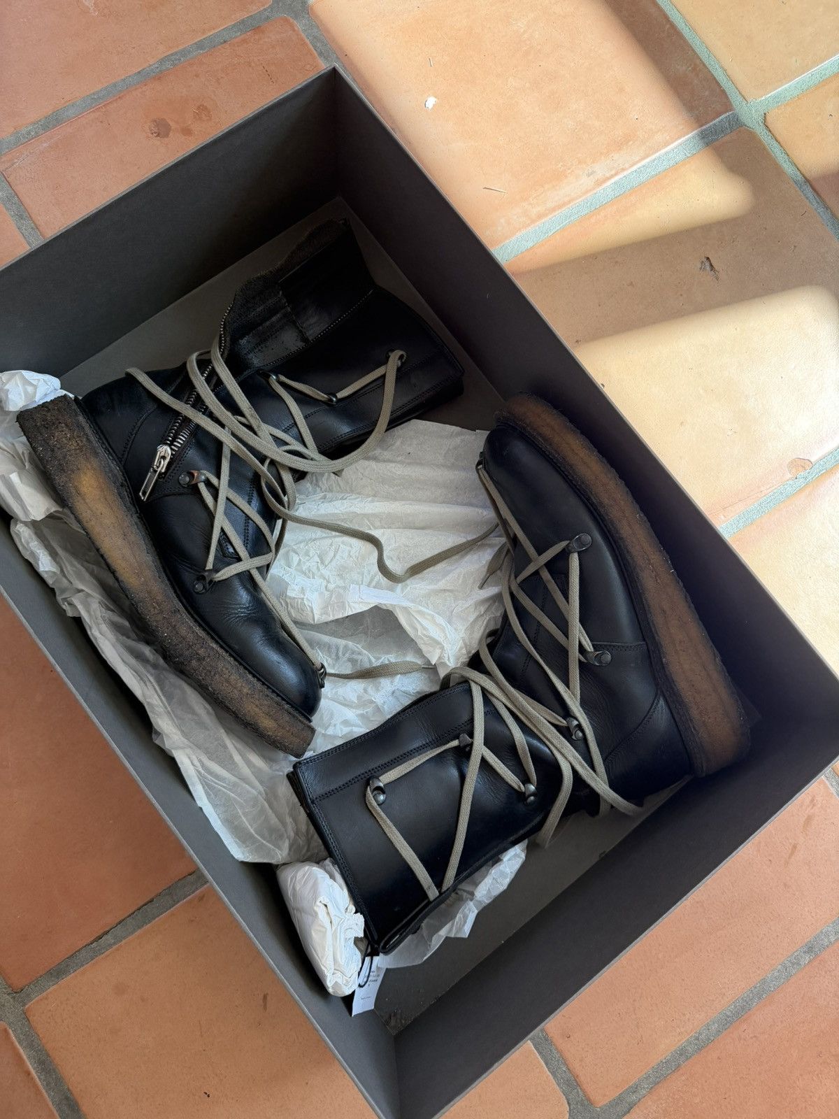 Rick Owens Creeper Boots FW17 Size US 9 / EU 42 - 4 Thumbnail