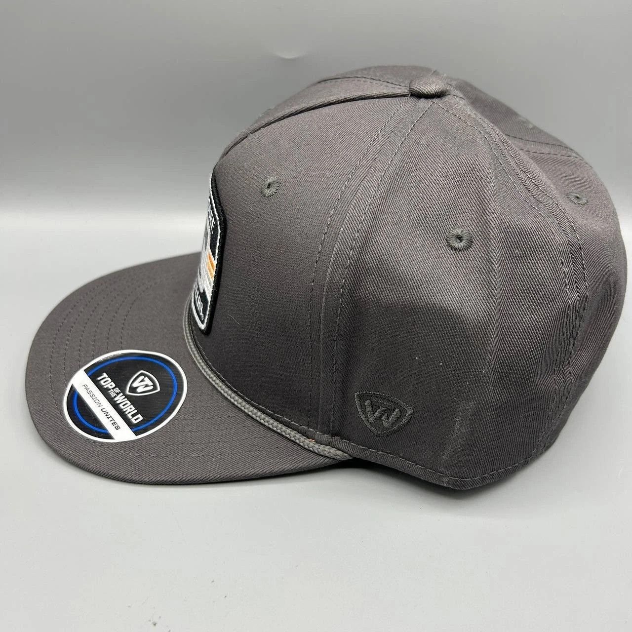Top Of The World Tennessee Volunteers Hat Men Gray Snap Back Cap Cotton Size ONE SIZE - 3 Thumbnail