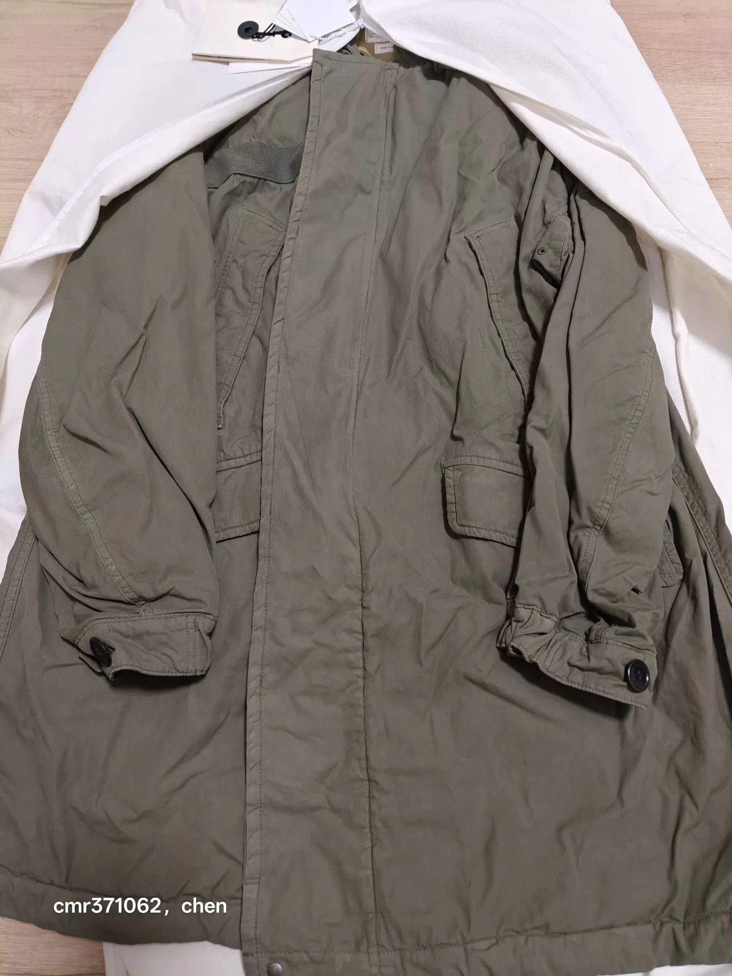 Visvim VISVIM 20SS PATTERSON OVERCOAT C/NY Olive 1 (Oversized) Size US S / EU 44-46 / 1 - 8 Thumbnail