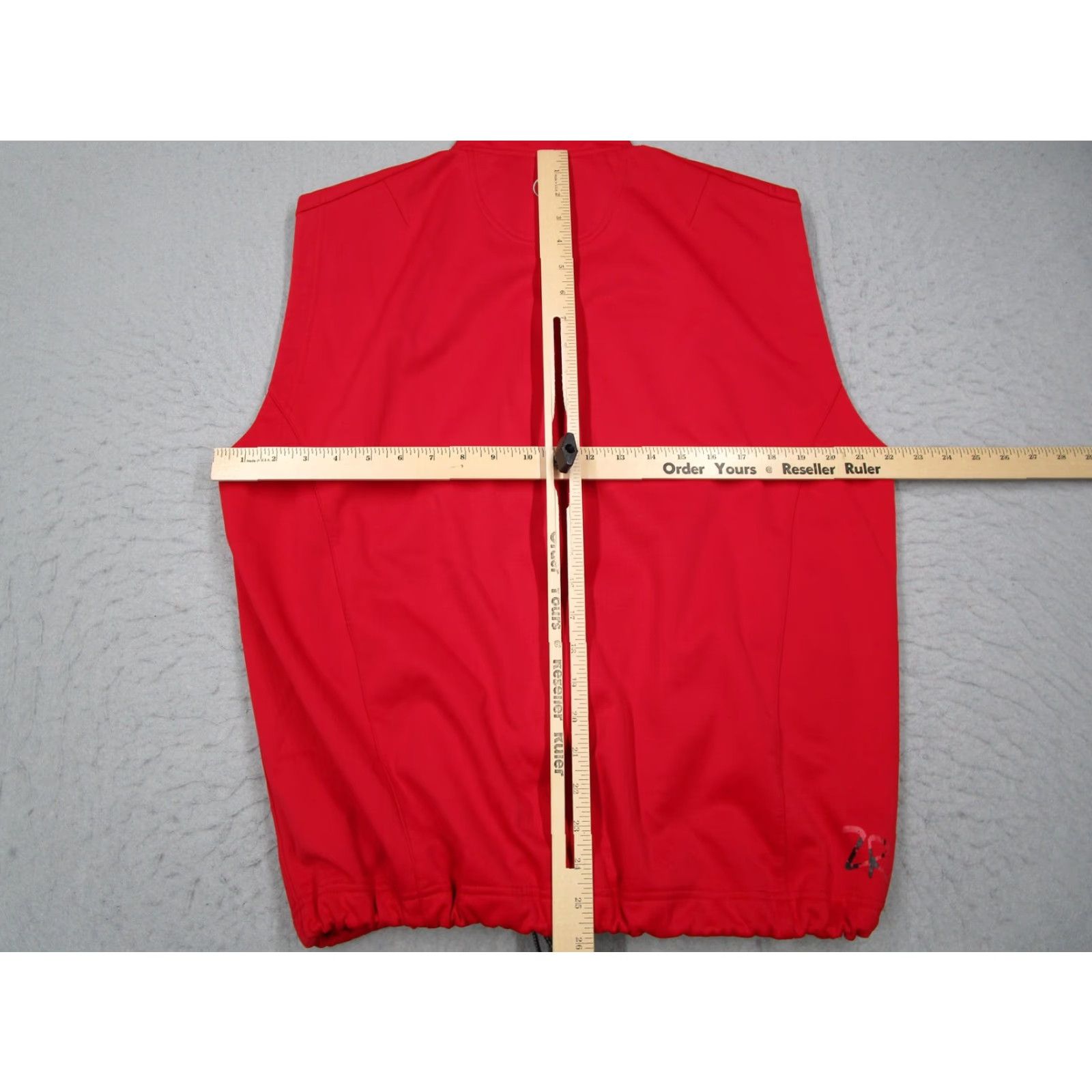 Vintage Zero Restriction Vest Mens Medium Red Softshell Tour Series Golf Jacket B Logo Size US M / EU 48-50 / 2 - 6 Thumbnail