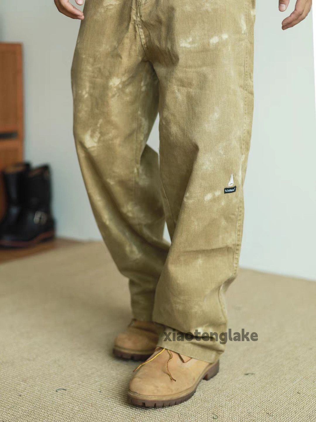 Designer × Japanese Brand × Vintage washed faded utility tie dye workwear cargo pants Size US 28 / EU 44 - 4 Thumbnail