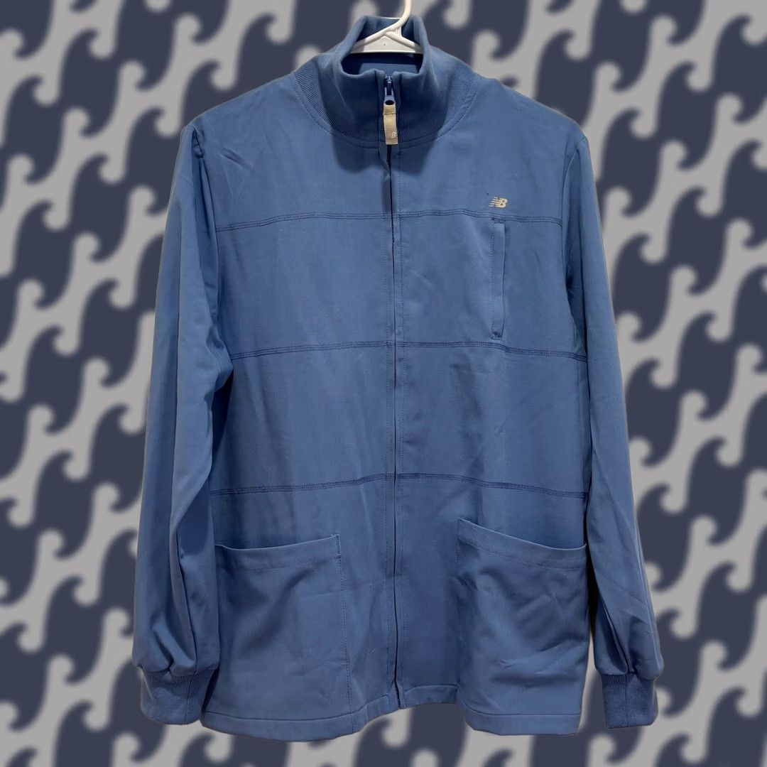 New Balance New Balance Mens Blue Healthcare Scrub Jacket Full Zip Style 300 Small NWT Size US S / EU 44-46 / 1 - 1 Thumbnail