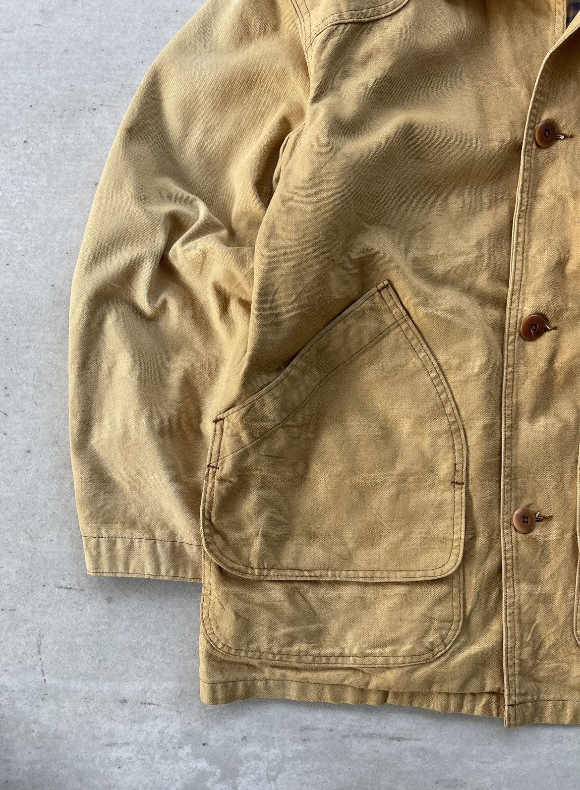 L.L. Bean Vintage 90s L.L. Bean Men's Field Coat With Wool/Nylon Liner Size US M / EU 48-50 / 2 - 9 Thumbnail