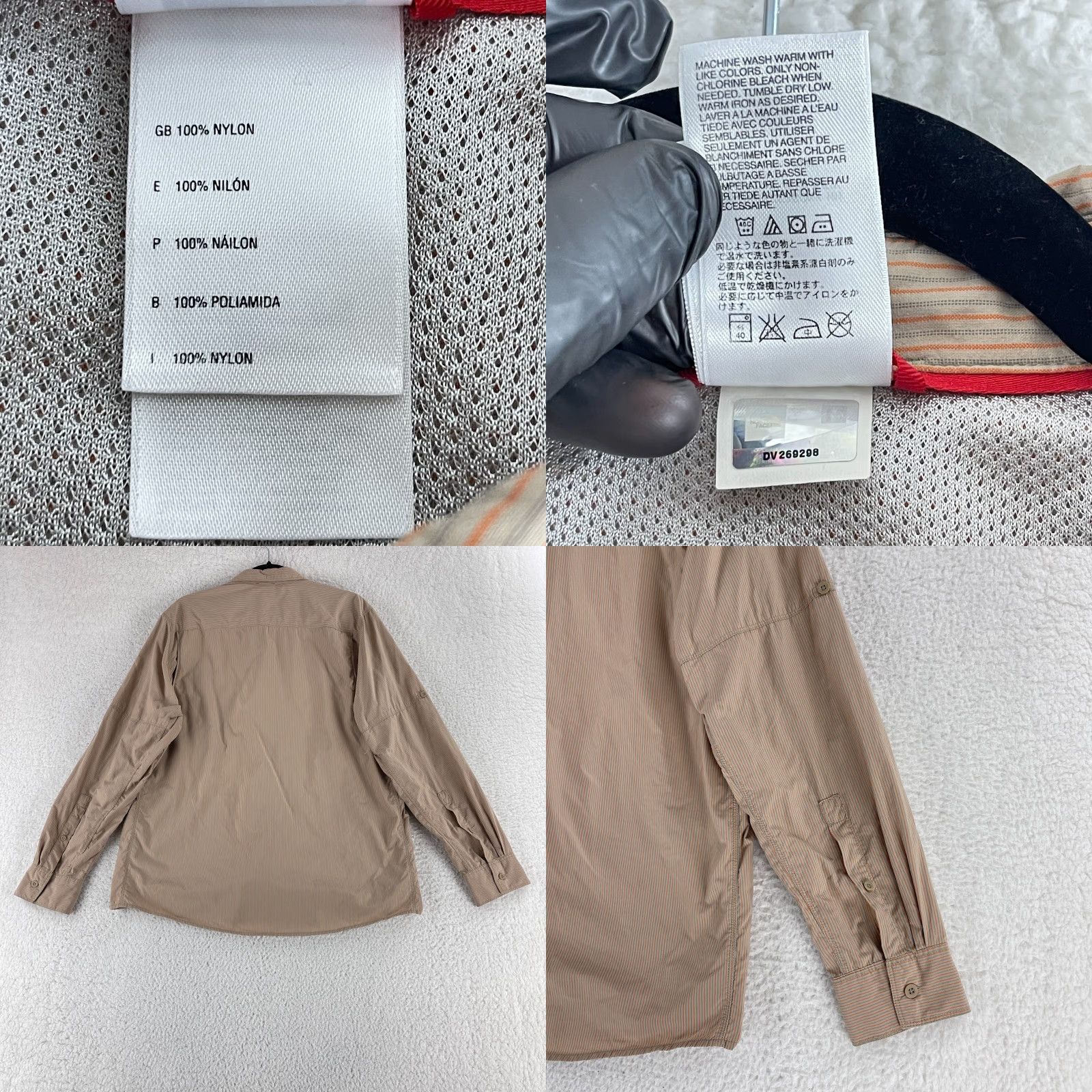 The North Face The North Face Button-Up Shirt Mens L Brown Long Sleeve Stripes Outdoor Size US L / EU 52-54 / 3 - 8 Thumbnail