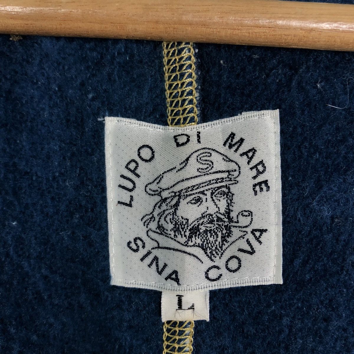 45rpm 🔥Vintage Wool Jacket Lupo Di Mare Sina Cova Button Size US L / EU 52-54 / 3 - 21 Thumbnail