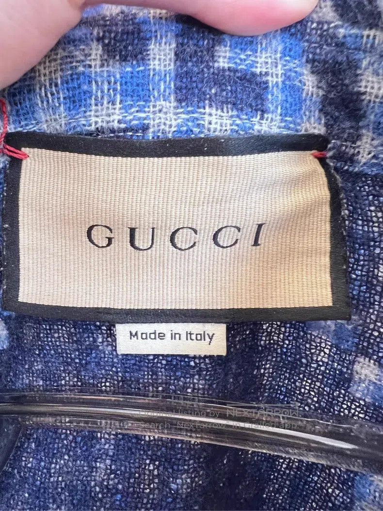 Gucci Gucci 24 wool letters fully printed light blue long-sleeve Size US S / EU 44-46 / 1 - 3 Thumbnail