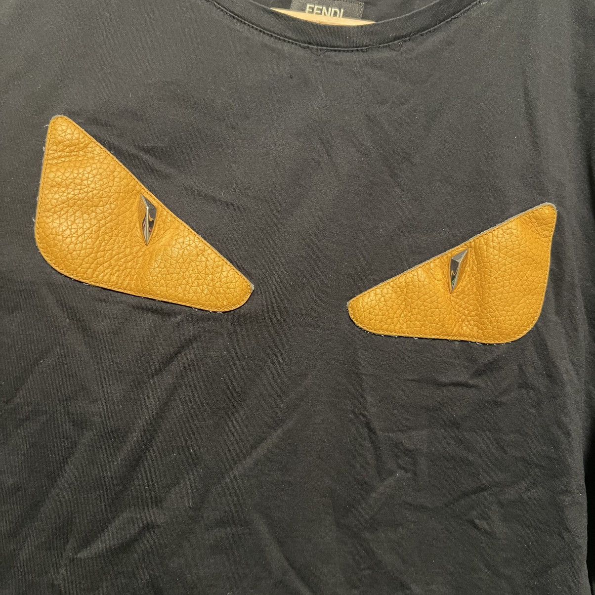 Fendi Fendi Tired Eye Bag Bug Tee Black Size US L / EU 52-54 / 3 - 3 Thumbnail