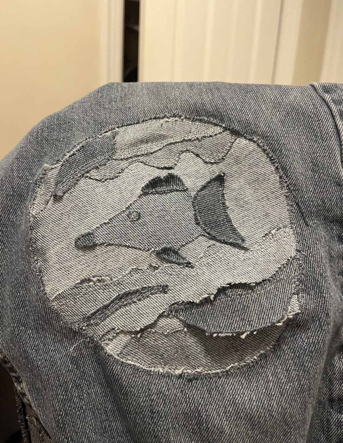Japanese Brand Custom "Fish Tank" Denim Jeans 1 of 1 Size US 32 / EU 48 - 2 Thumbnail
