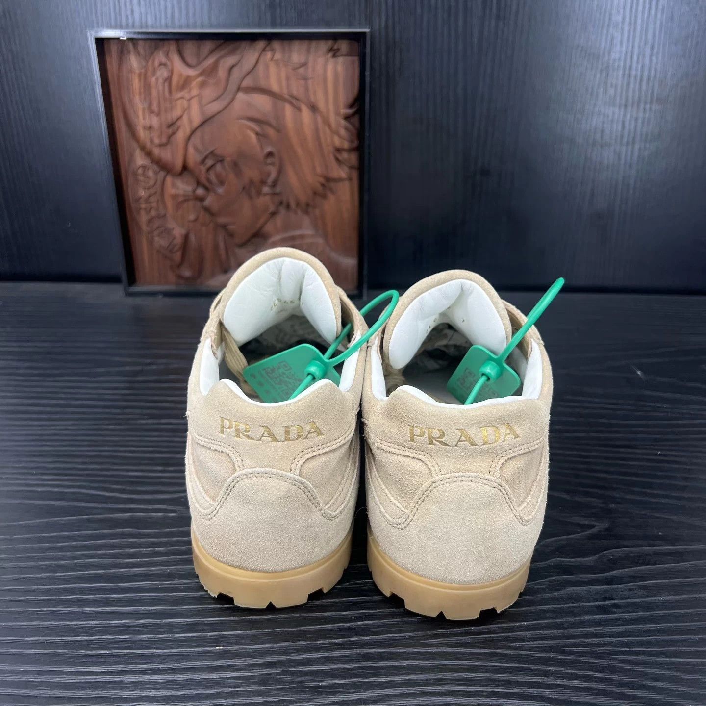 Prada PRADA Trail suede beige US7 Size US 8 / EU 41 - 6 Thumbnail