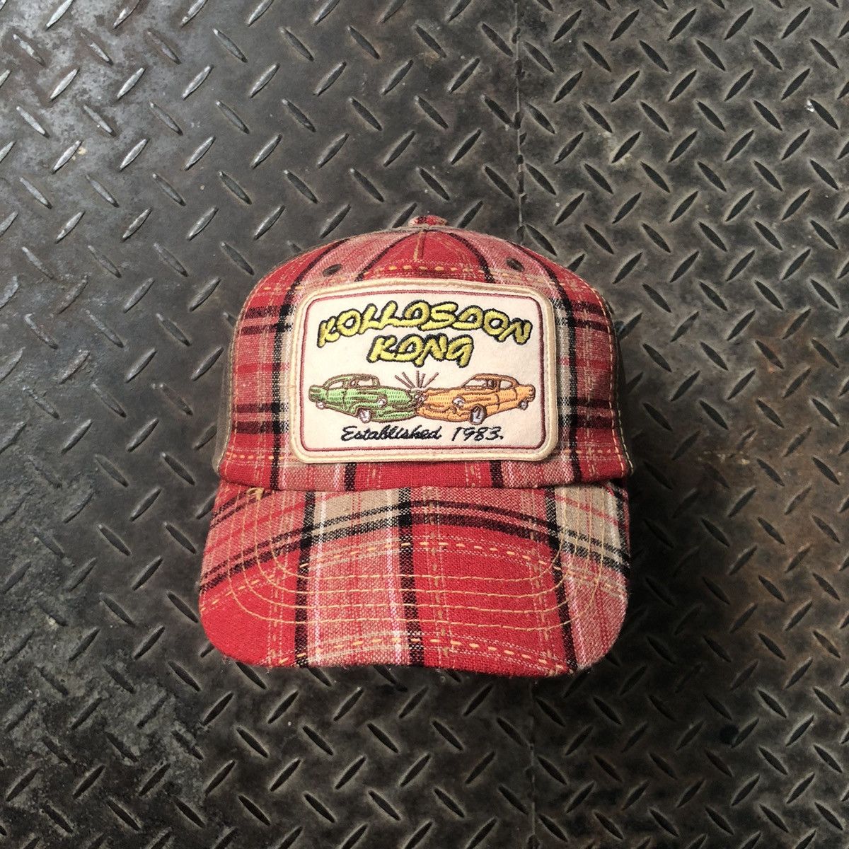 Japanese Brand Vintage Kolloson Kona Patch Hat Wool-Leather Material Size ONE SIZE - 1 Thumbnail