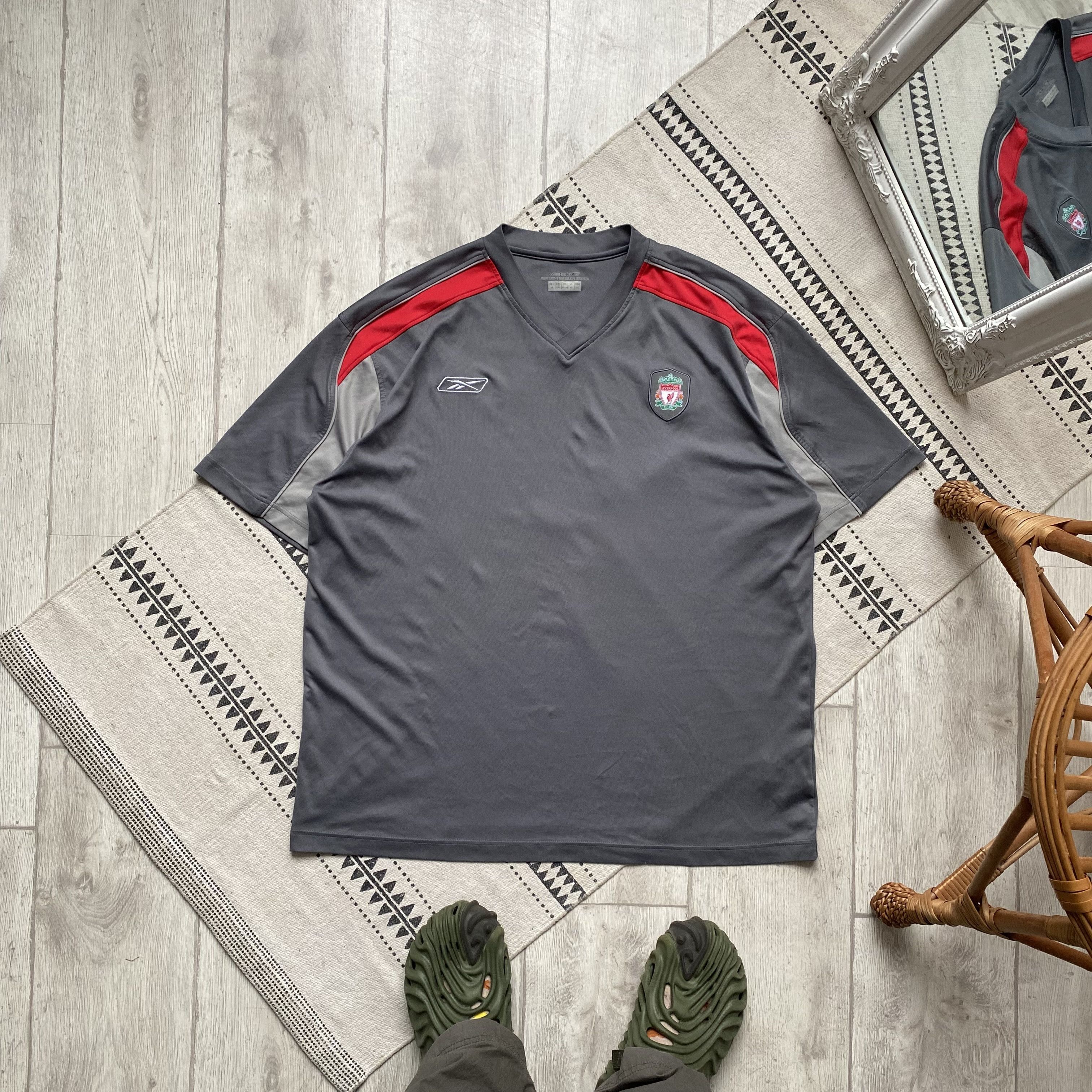 Reebok ⚽️ Vintage 00s Reebok Liverpool jersey tee Drill Blokcore Size US XL / EU 56 / 4 - 1 Thumbnail