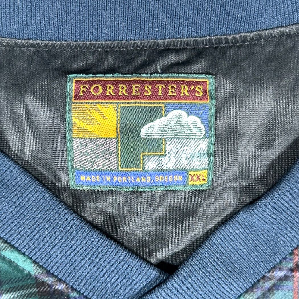 Vintage VINTAGE Forresters Sweater Forrester's Blue Green Blackwatch Plaid Pullover 90s Mens XXL Pullover V-Neck Long Sleeve Size US XXL / EU 58 / 5 - 4 Thumbnail