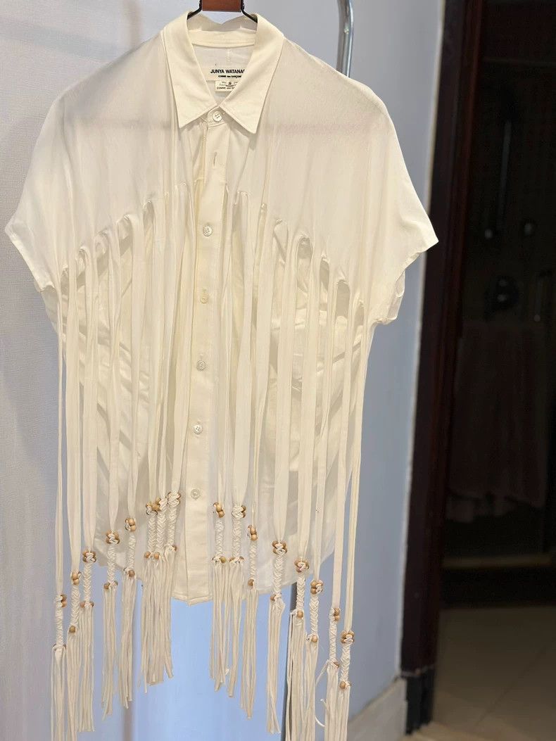 Junya Watanabe Junya Watanabe Tassel short-sleeved shirt Size S / US 4 / IT 40 - 1 Thumbnail