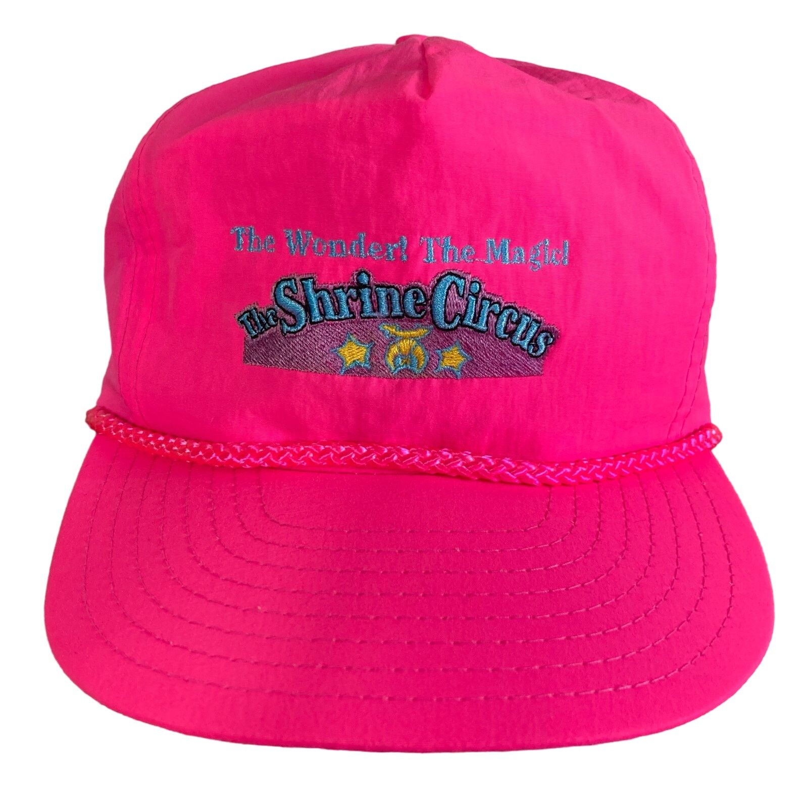 Vintage Vintage Neon Pink The Shrine Circus Snapback Hat Unisex Size ONE SIZE - 1 Thumbnail