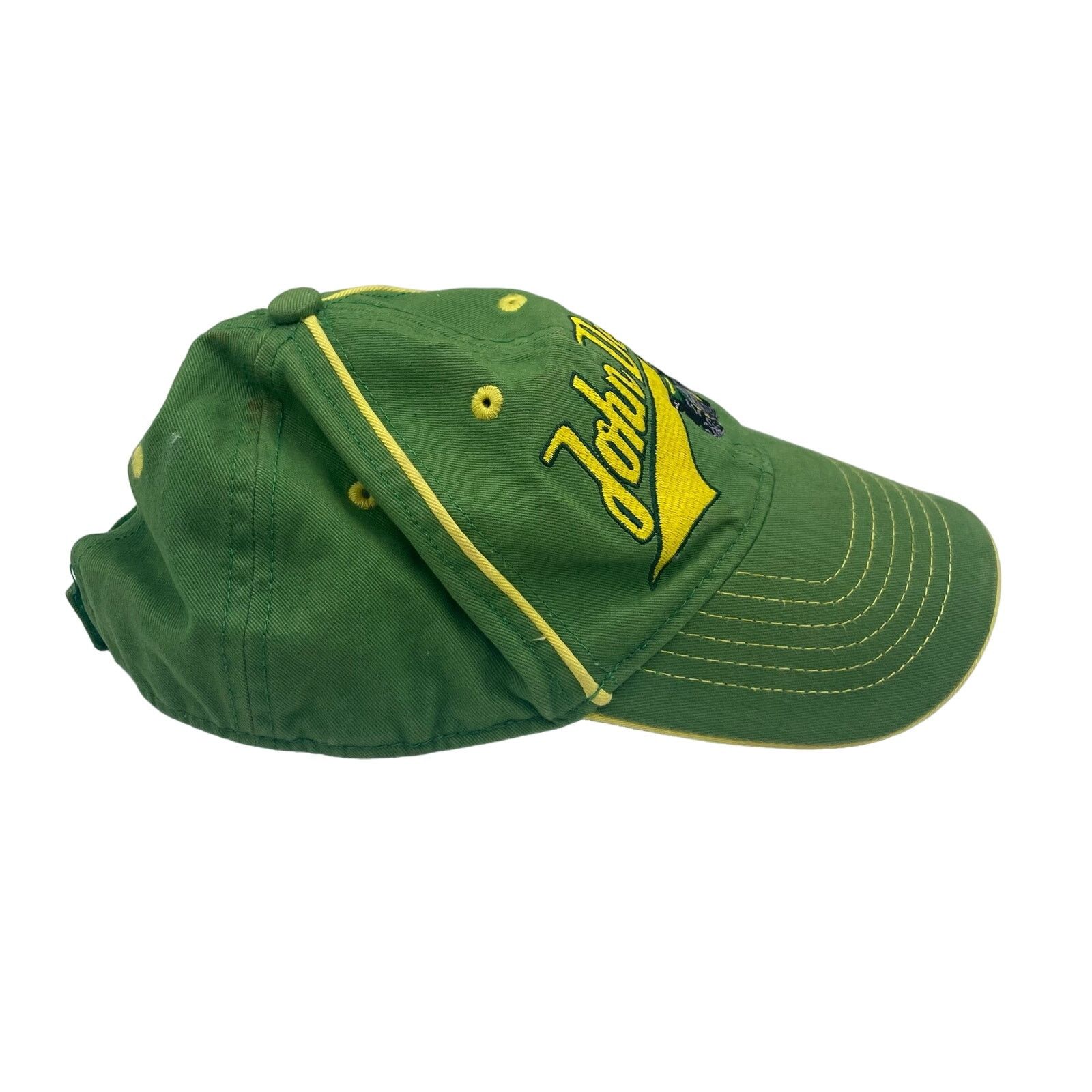 John Deere John Deere Tractor Hat Canvas Green Adjustable Small Medium Size ONE SIZE - 3 Thumbnail