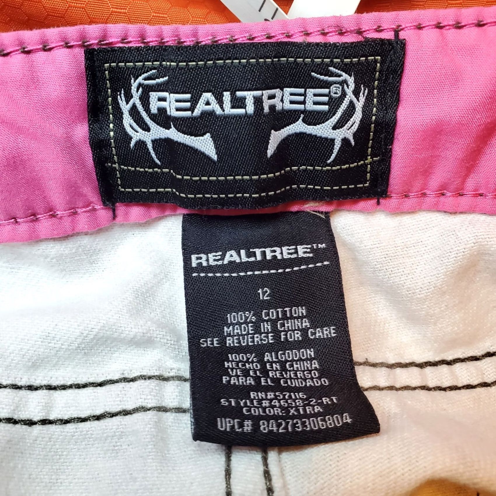 Realtree Realtree Camo Hunting Pants Womens Sz 12 Mossy Oak Pink Trim Outdoor Casual Size 34" / US 12 / IT 48 - 7 Thumbnail