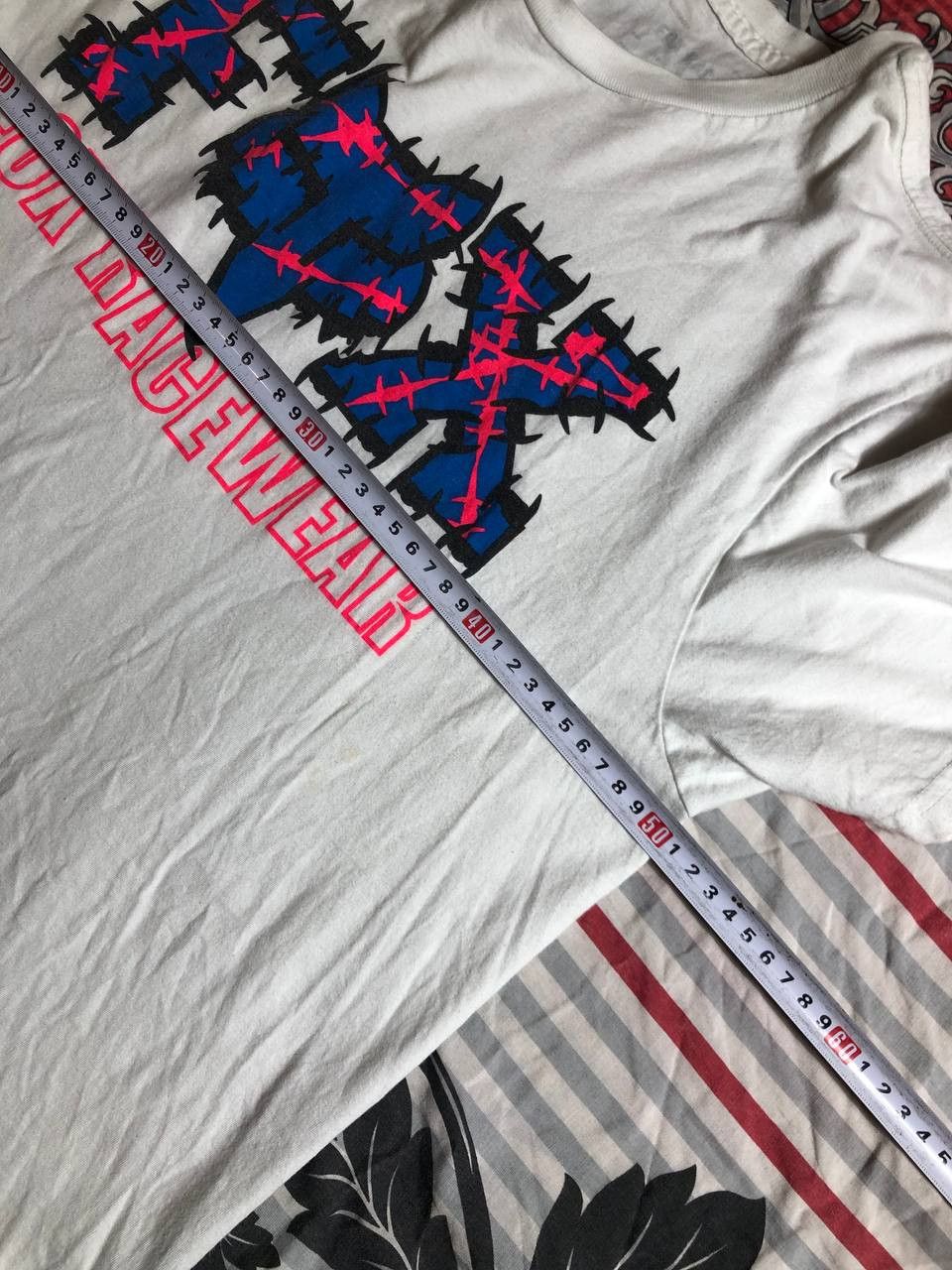 Affliction × Fox Racing × Japanese Brand Y2K Affliction Style All Over Print T Shirt Tee Tapout Japan Size US L / EU 52-54 / 3 - 10 Thumbnail