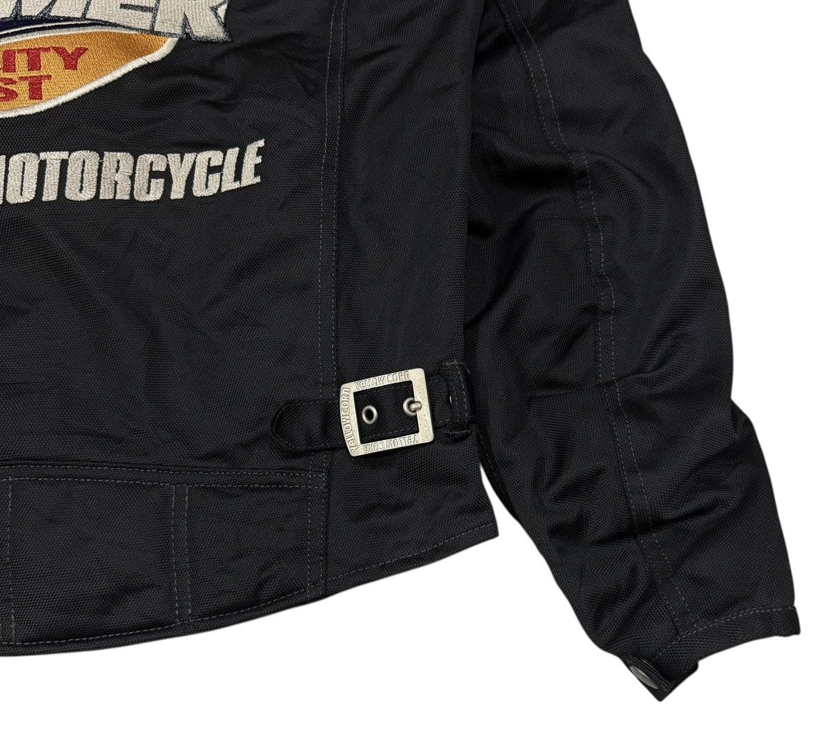 YELLOW CORN Vintage Yellow Corn Sledge Hammer Moto Racing Padded Jacket Size US L / EU 52-54 / 3 - 3 Thumbnail