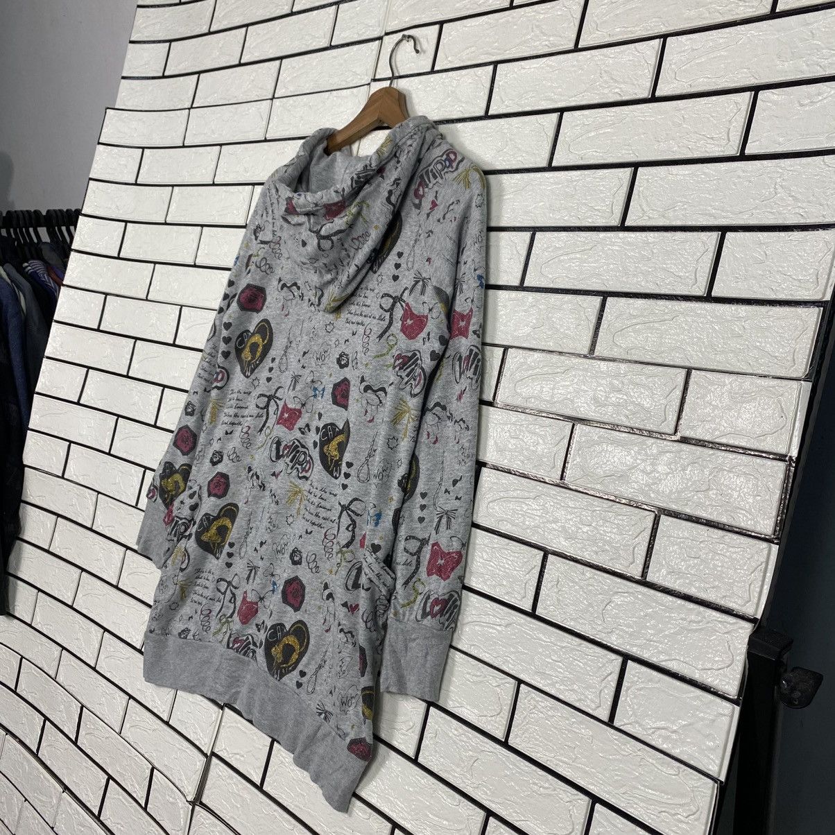 Hysteric Glamour 📌Hoodie Zipper Scolar Full Print Size US M / EU 48-50 / 2 - 11 Thumbnail