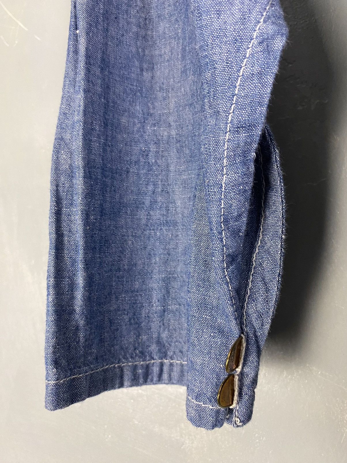 Visvim Visvim AW17 Noragi Chambray Shirt Size US S / EU 44-46 / 1 - 4 Thumbnail