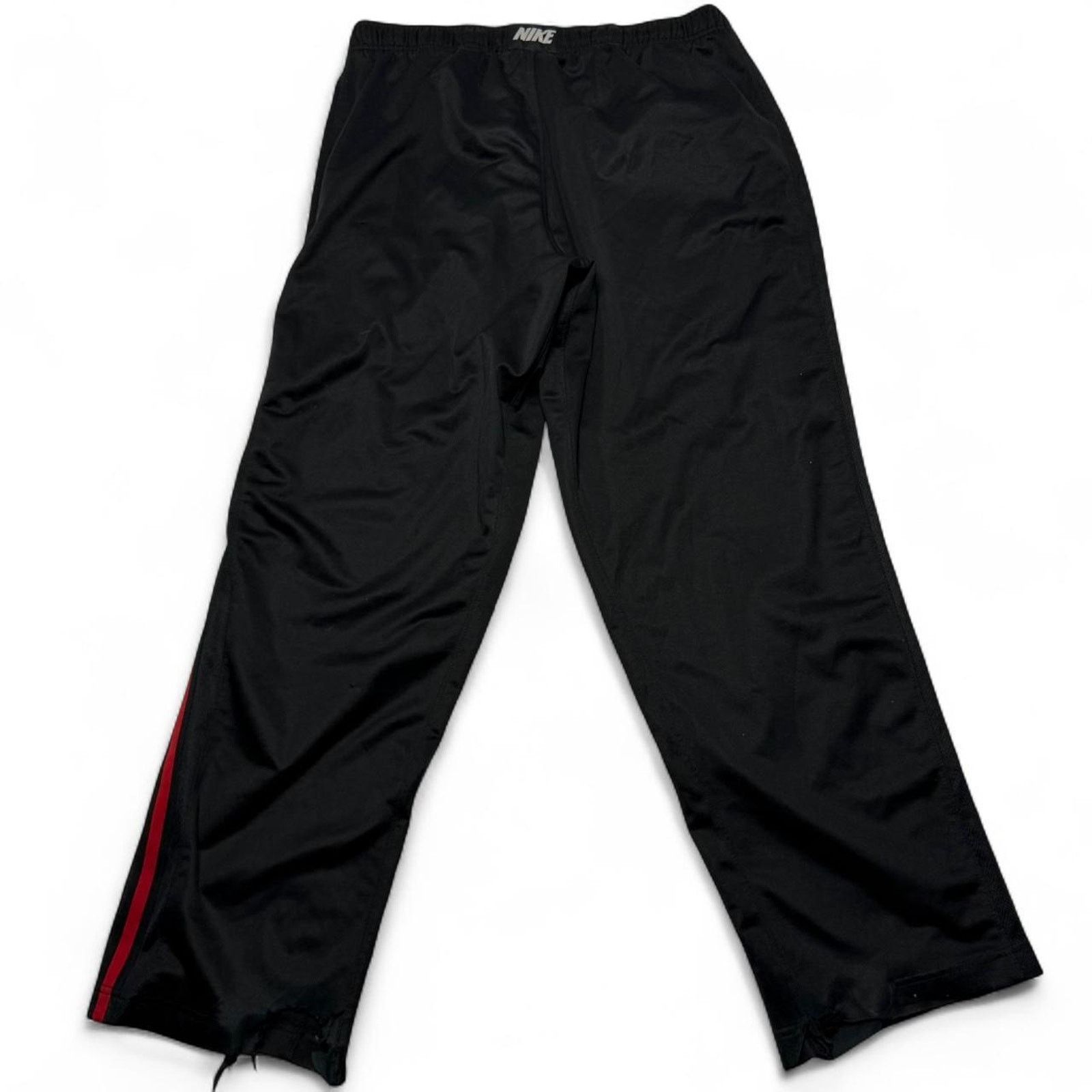 Nike Vintage Nike Black Red Stripe Track Pants Men’s Large Size US 33 - 2 Thumbnail