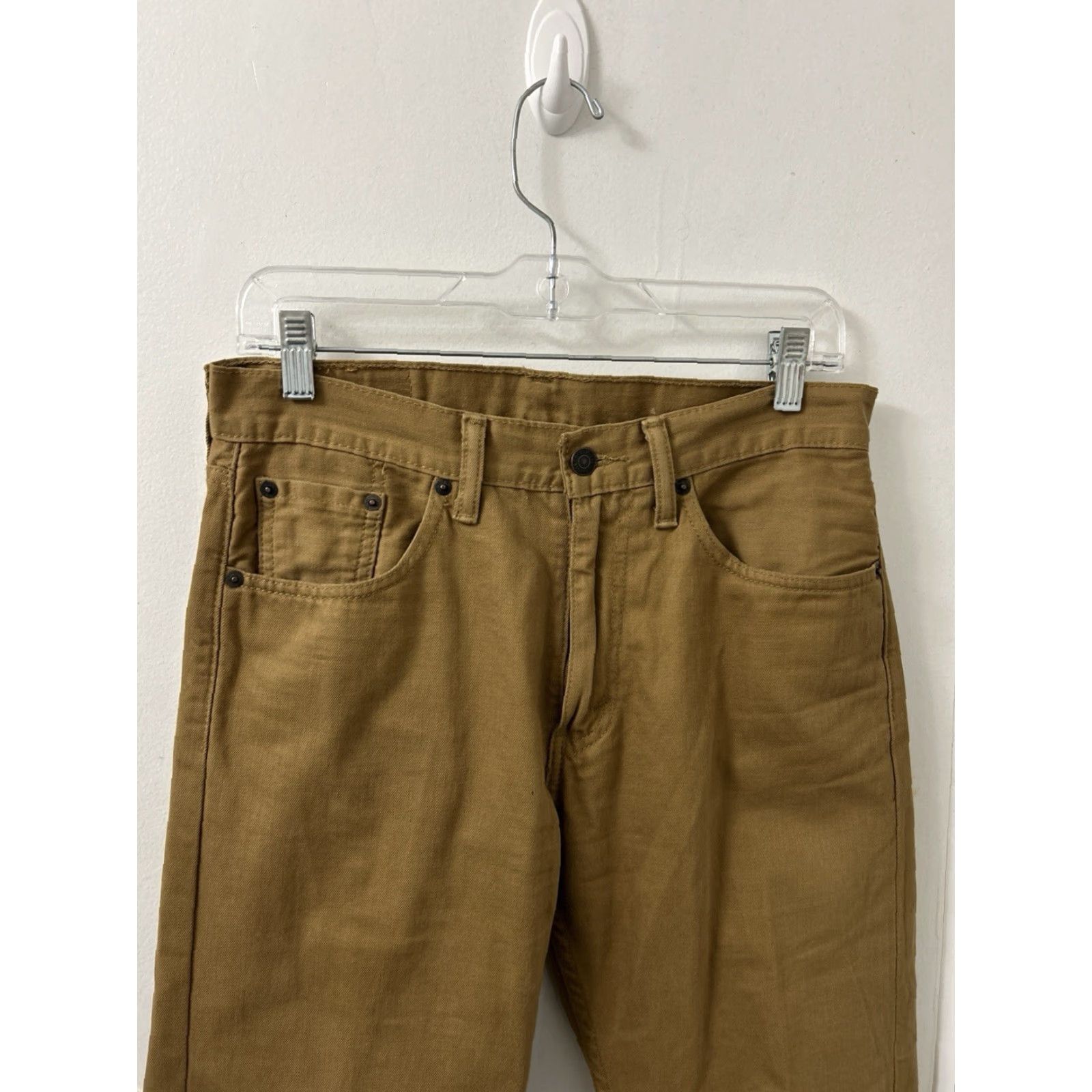 Vintage Levi Strauss 505 Pants Mens 30x30 Brown Regular Fit Khakis Trousers Corduroy Stress? 505 Model Size US 30 / EU 46 - 2 Thumbnail
