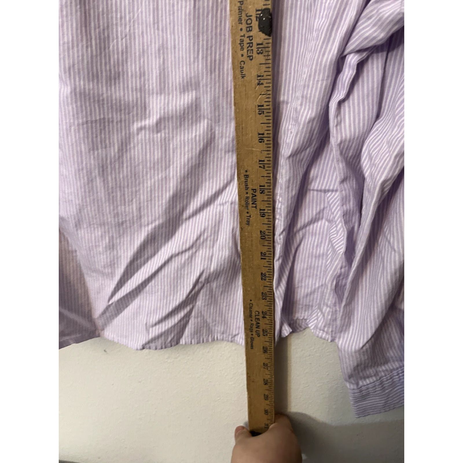 Jones New York JONES NEW YORK Shirt Women's XL Purple Striped Button Up Signature Size XL / US 12-14 / IT 48-50 - 4 Thumbnail